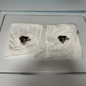 ECU Pirates / CREATIVE KNITWEAR baby swaddles or blankets (2 pack)